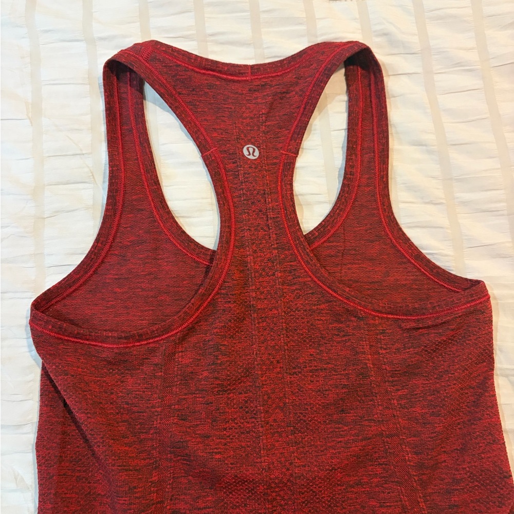 Lululemon Athletica Red Racerback Tank Top - Picture 3 of 3